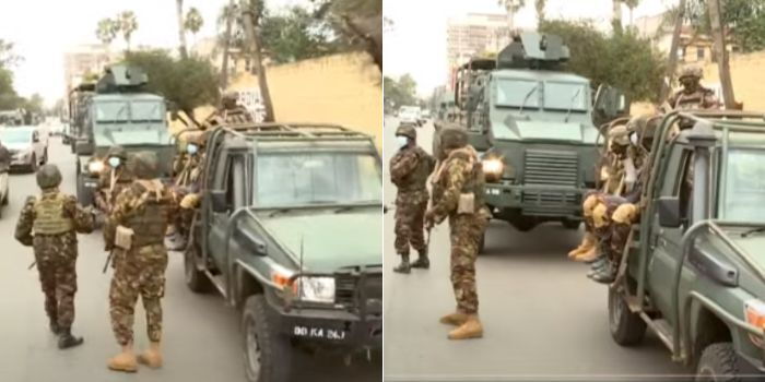 KDF Displays Quick Response During Nairobi Patrol Breakdown