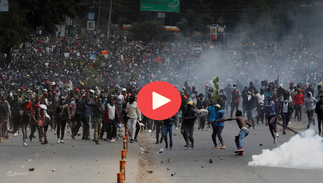 LIVE: Anti-Government Protests In Nairobi